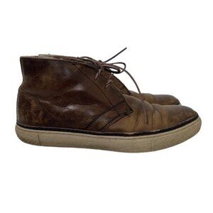 Frye Men’s Essex Chukka Shearling Lined Cognac Leather Boots Size 7 Ruggedcore